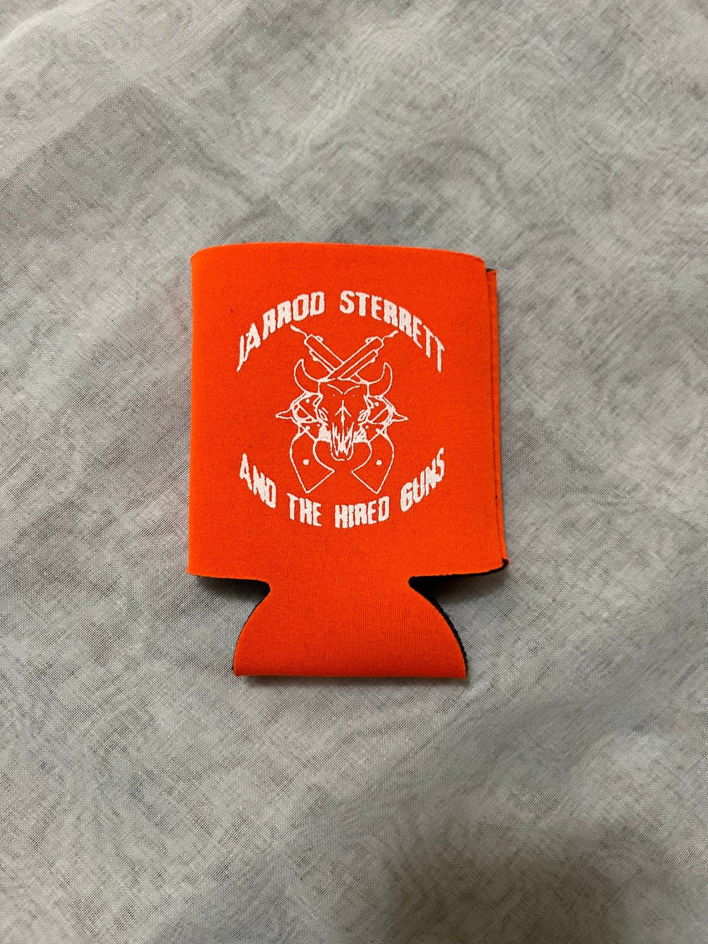 Koozie orange and white