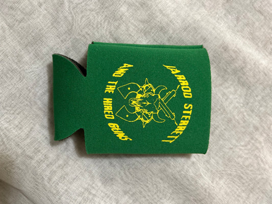 Koozie green and yellow